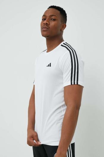 Tréninkové tričko adidas Performance Training Essentials bílá barva, s aplikací, IB8151