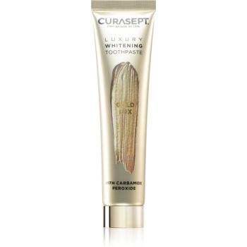 Curasept Gold Lux Toothpaste bělicí zubní pasta s aktivním uhlím 75 ml