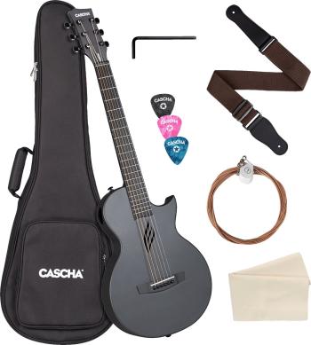 Cascha Carbon Fibre Acoustic Guitar Black Matte Akustická kytara