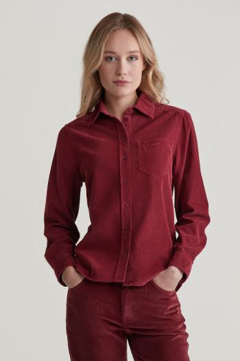 KOŠILE GANT REG CORD SHIRT PLUMPED RED