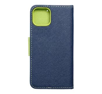 Fancy Apple iPhone 14 Pro Max flip tok, kék-lime