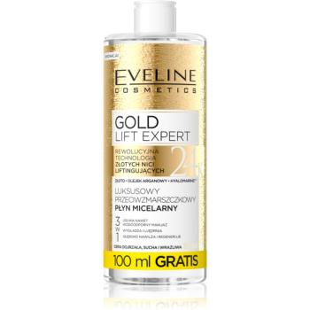 Eveline Cosmetics Gold Lift Expert čisticí micelární voda pro zralou pleť 500 ml