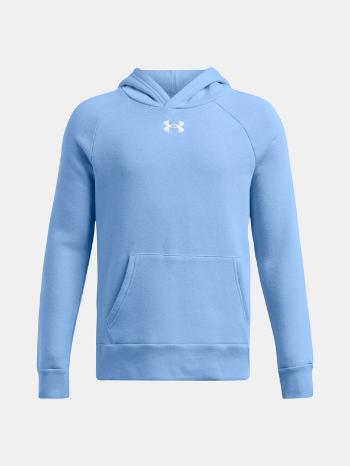 Under Armour UA Rival Fleece Hoodie Mikina dětská Modrá