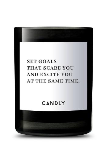 Candly - Vonná sójová svíčka Set goals that scare you and excite you at the same time 250 g