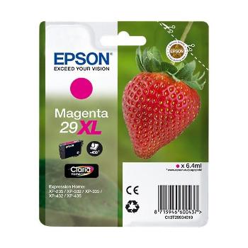 Epson T29934012, T29XL purpurová (magenta) originální cartridge