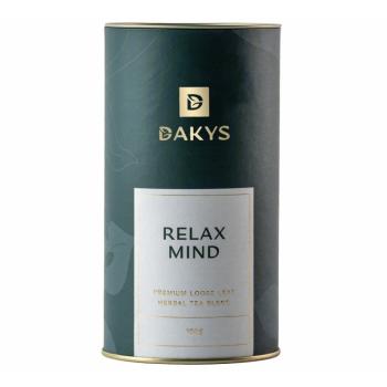 Bylinný čaj RELAX MIND BIO, 100 g plechovka, Dakys