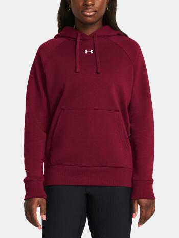 Under Armour UA Rival Fleece Hoodie Mikina Červená