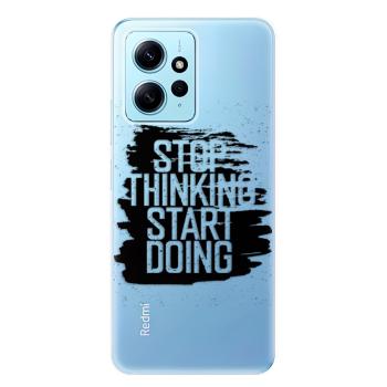 Odolné silikonové pouzdro iSaprio - Start Doing - black - Xiaomi Redmi Note 12 5G