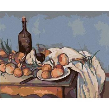 Diamondi - Diamantové malování - CIBULE A LÁHEV (P. CÉZANNE), 40x50 cm, bez rámu a bez vypnutí plátn (604200A)