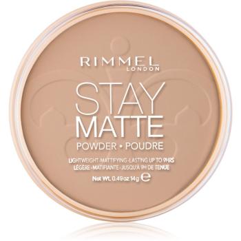 Rimmel Stay Matte pudr odstín 010 Warm Honey 14 g