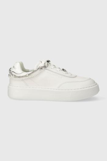 Sneakers boty Karl Lagerfeld MAXI KUP bílá barva, KL62229A