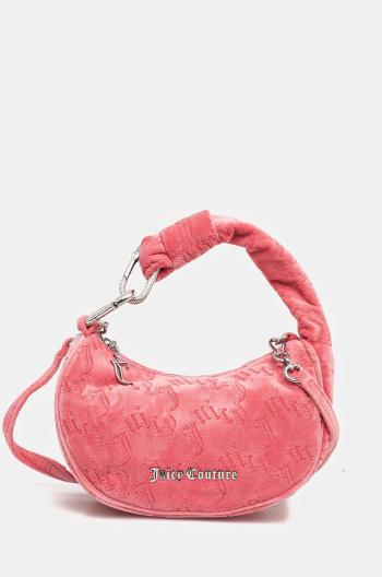 Velurová kabelka Juicy Couture Blossom růžová barva, BIJL55311WYYJB3