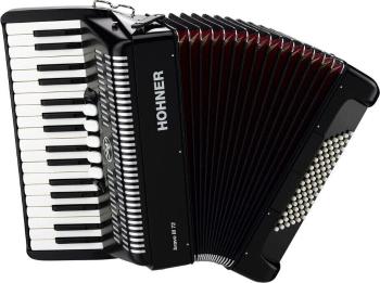 Hohner Bravo III 72 Klávesový akordeon Black