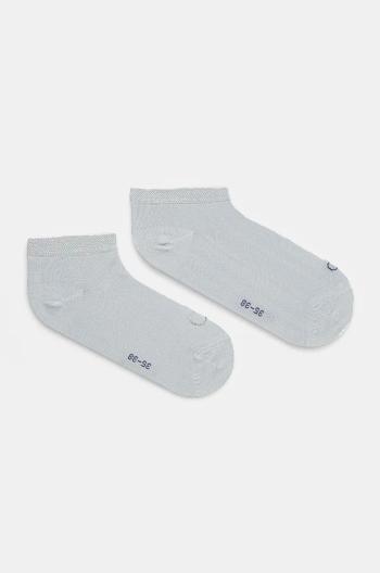 Ponožky Calvin Klein 2-pack dámské, modrá barva, 701230614