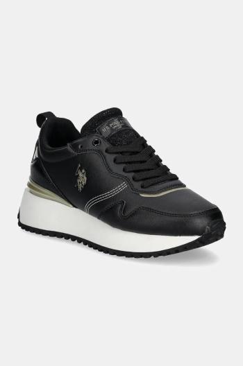 Sneakers boty U.S. Polo Assn. BAYLE černá barva, BAYLE002W/DYM1