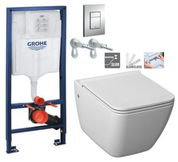 Rapid SL pro závěsné WC 38528SET s chromovou deskou + WC JIKA PURE + SEDÁTKO SLOWCLOSE 38772001 PU2