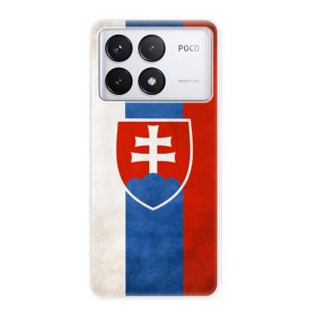 Odolné silikonové pouzdro iSaprio - Slovakia Flag - Poco F6 Pro