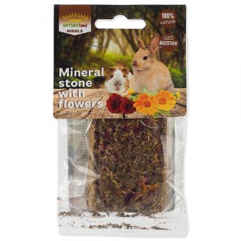 Kámen Nature Land Nibble minerální s květy 100g