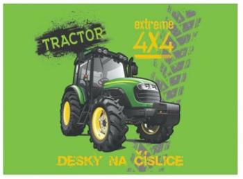 Desky na číslice Traktor