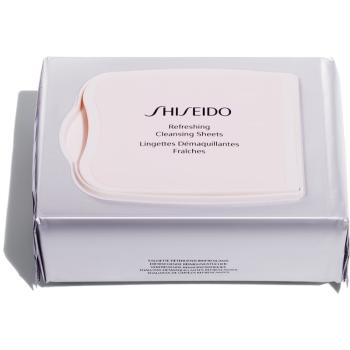 Shiseido Generic Skincare Refreshing Cleansing Sheets odličovací ubrousky pro hloubkové čištění 30 ks