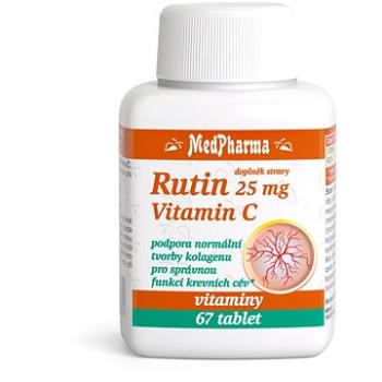 MedPharma Rutin 25 mg + vitamin C - 67 tbl. (8594045476330)