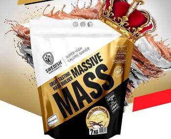 Massive Mass - Swedish Supplements 3500 g Strawberry Milkshake