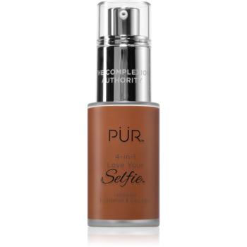 PÜR Cosmetics 4-in-1 Love Your Selfie make-up a korektor 2 v 1 odstín DN5 30 ml