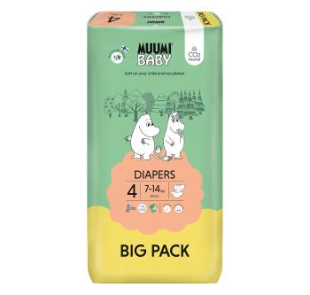 Muumi Baby 4 Maxi 7–14 kg eko pleny 69 ks