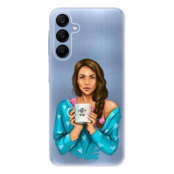 Odolné silikonové pouzdro iSaprio - Coffe Now - Brunette - Samsung Galaxy A25 5G