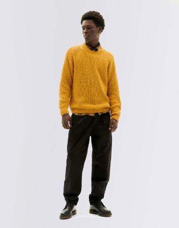 Thinking MU Mustard Julio Knitted Sweater MUSTARD L