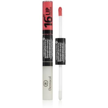 Dermacol 16H Lip Colour dlouhotrvající dvoufázová barva a lesk na rty odstín č.26 4.8 g