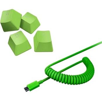 Razer PBT Keycap + Coiled Cable Upgrade Set - Green - US/UK (RC21-01490700-R3M1)