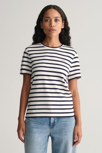 TRIČKO GANT STRIPED SS T-SHIRT CLASSIC BLUE