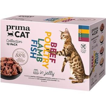 PrimaCat Kapsička klasik multipack 12 × 85 g v želé (6430069586650)