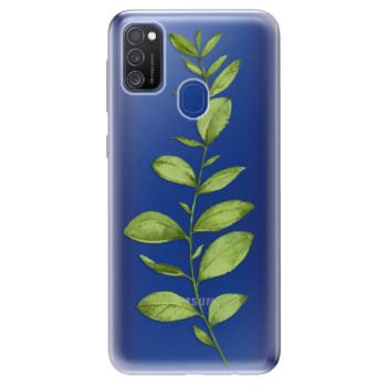 Odolné silikonové pouzdro iSaprio - Green Plant 01 - Samsung Galaxy M21