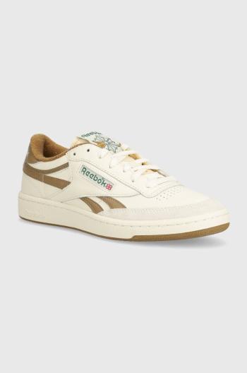 Kožené sneakers boty Reebok Classic Club C béžová barva, 100205044