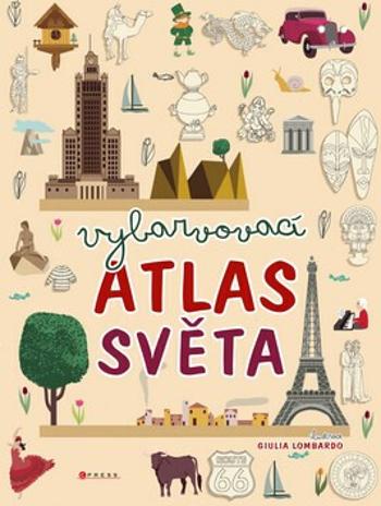 Vybarvovací atlas světa - Guilia Lombardo