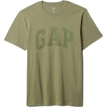 GAP V-EVERYDAY Pánské tričko, khaki, velikost