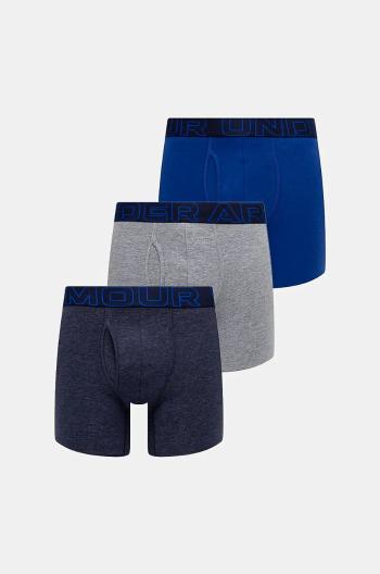 Boxerky Under Armour 3-pack pánské, tmavomodrá barva