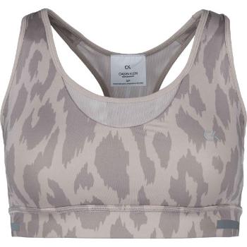 Calvin Klein MEDIUM SUPPORT SPORTS BRA Dámská sportovní podprsenka, béžová, velikost