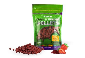 Zfish Chytací Pelety Carp & Feeder 8mm 200g - Strawberry Robin Red