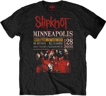 Slipknot Tričko Minneapolis '09 Unisex Black XL