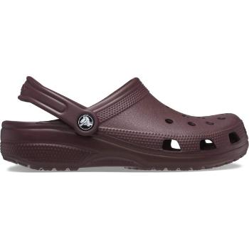 Crocs CLASSIC CLOG Uniszex papucs, bordó, méret 42/43