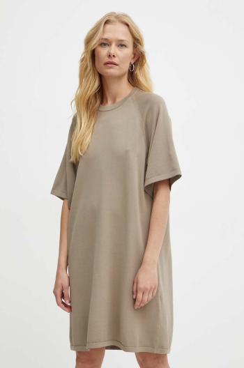 Šaty Max Mara Leisure béžová barva, mini, oversize, 2426326017600