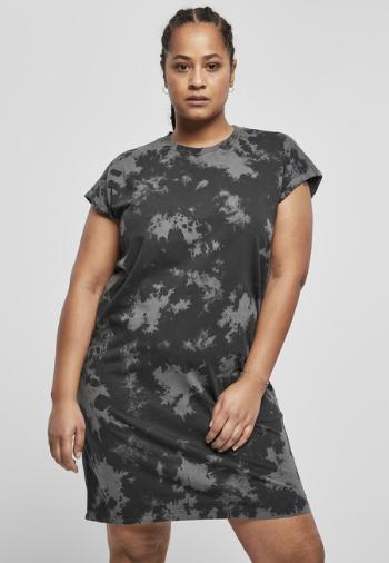 Urban Classics Ladies Bleached Dress black/grey - XL