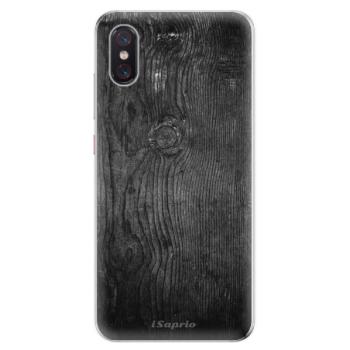 Odolné silikonové pouzdro iSaprio - Black Wood 13 - Xiaomi Mi 8 Pro