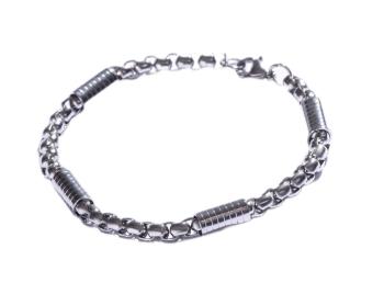 Marc Malone Brățară de oțel pentru bărbați MCGB5062S 21 cm