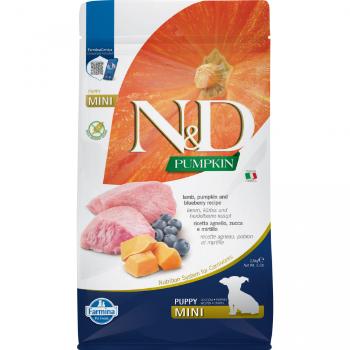 N&D Pumpkin Dog Puppy Mini Lamb & Blueberry 2,5kg