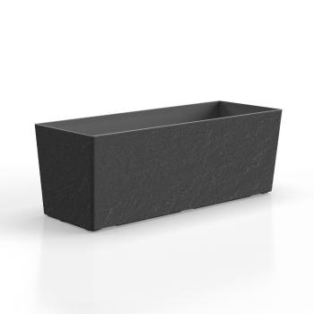 Jardinieră decorativă Gardenico Florence Stone antracit, 50 cm, antracit, 50 cm