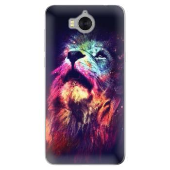 Odolné silikonové pouzdro iSaprio - Lion in Colors - Huawei Y5 2017 / Y6 2017